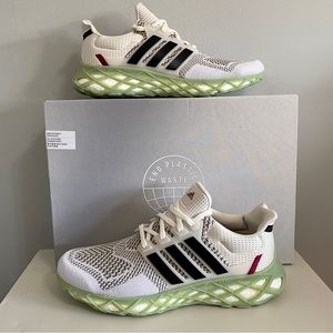 adidas | Shoes | Adidas Ultraboost Web Dna White Orbit Green Mens Size 2  Sneakers | Poshmark
